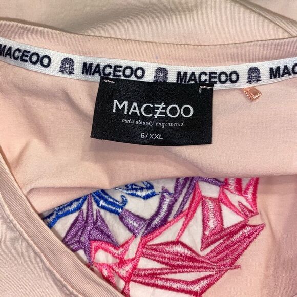 MACEOO Paris Pink Multicolor Lion Signature Mens Tee - Picture 6 of 7